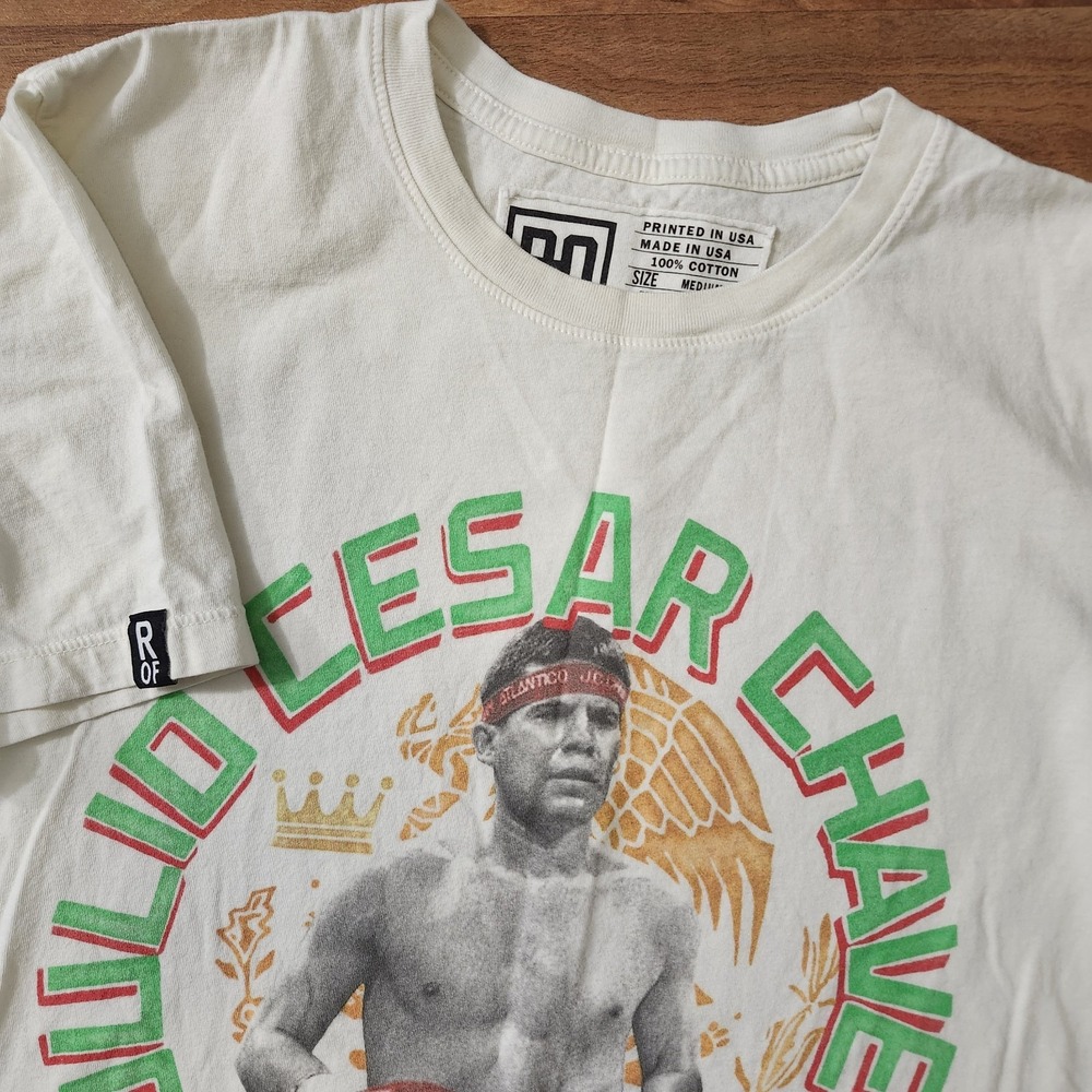 Roots Of Fight Julio Cesar Chavez Campeon Mexicano Boxing T-Shirt Size Medium